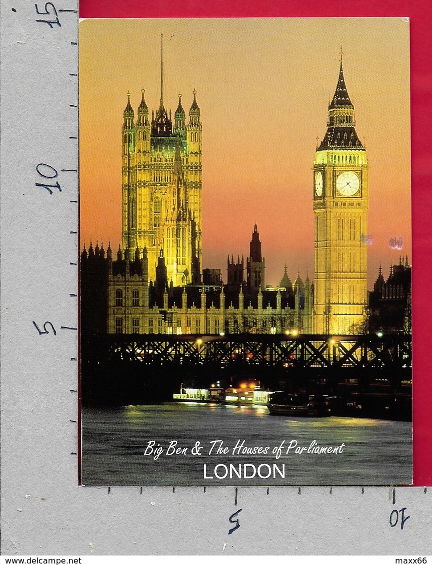 CARTOLINA VG REGNO UNITO - LONDON - The Houses Of Parliament - Big Ben - 10 X 15 - ANN. 2009 - Houses Of Parliament