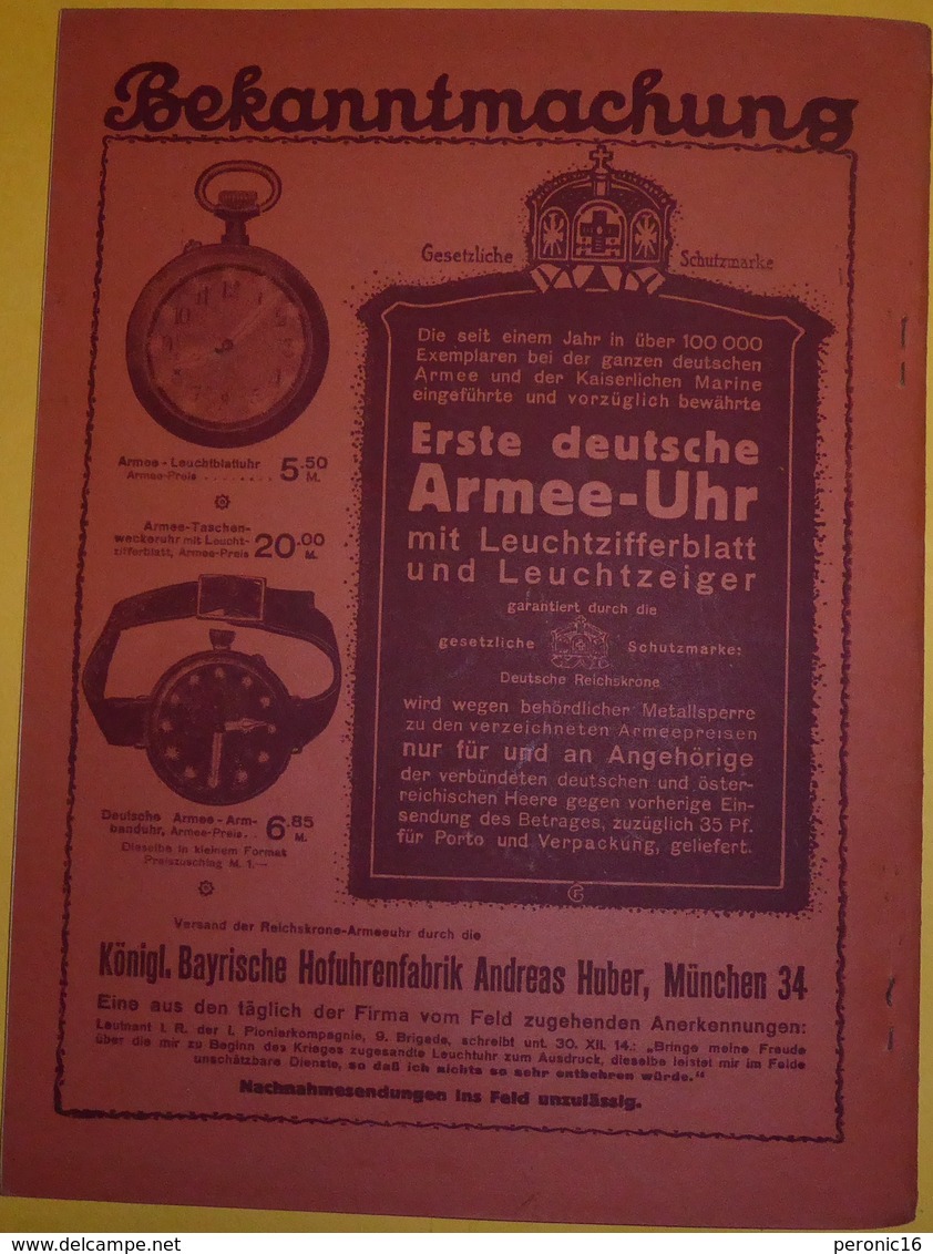 Revue : DIE-WOCHE, N° 14, 1915 - Allemand