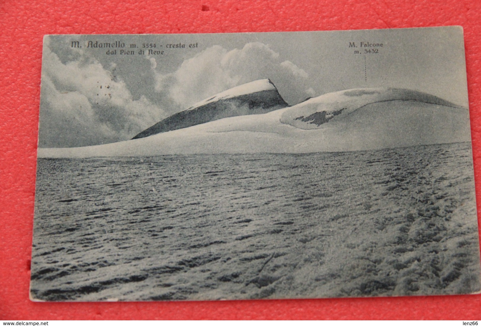 Adamello Brescia Le Vette La Cresta Est Dal Pian Di Neve 1926 - Brescia