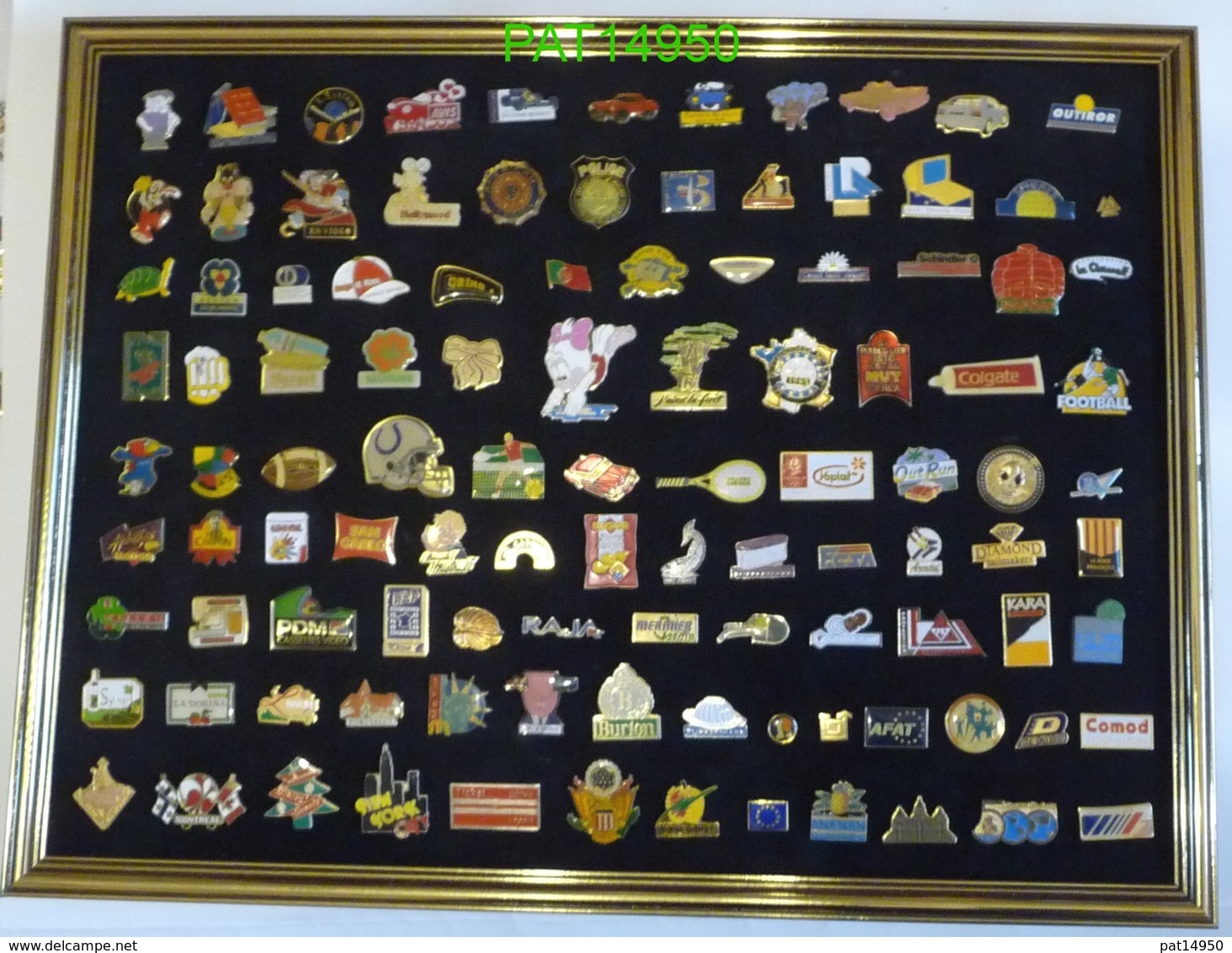 TABLEAU De 108 PIN'S Tous Différents Avec Attaches - Lots