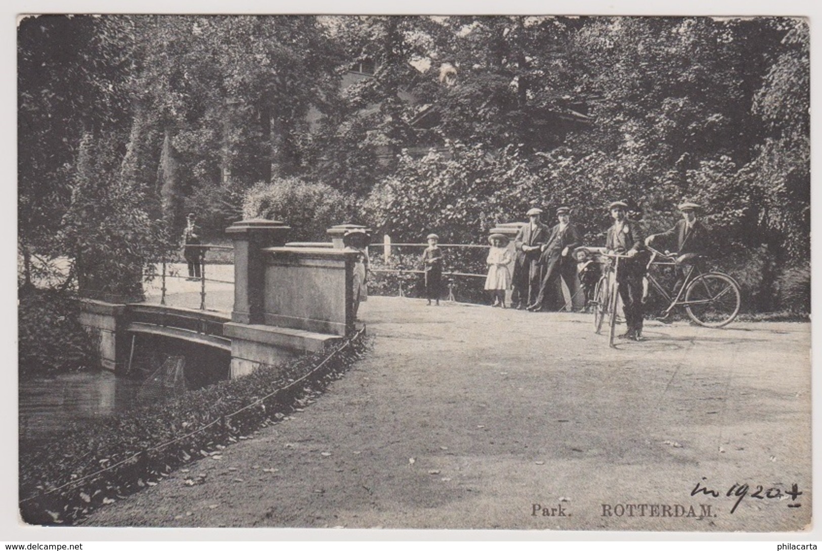 Rotterdam - Park Met Volk - Zeer Oud - Rotterdam