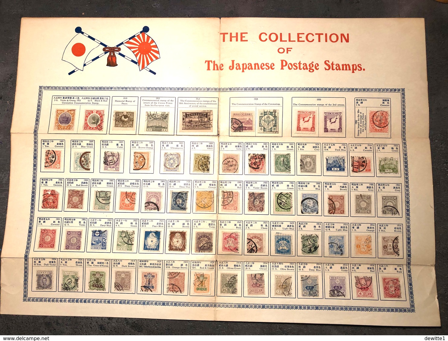 The Collection Of The Japanese Postage Stamps   65 Stamps. - Collections, Lots & Séries