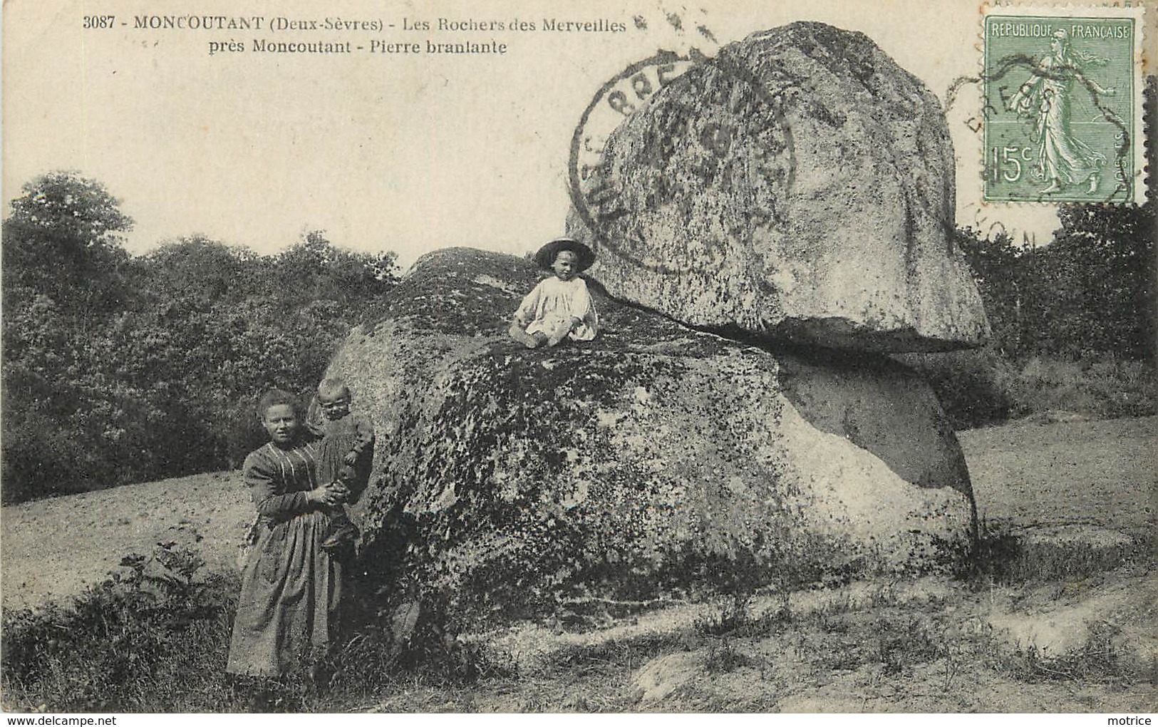 MONTCOUTANT - Les Rochers Des Merveilles, Pierre Branlante. - Moncoutant