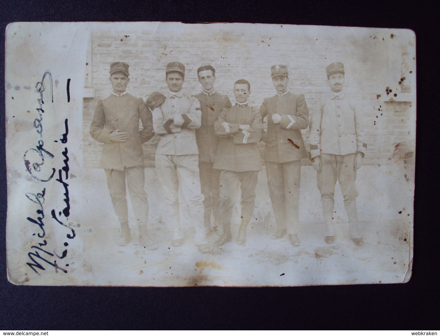 VECCHIA FOTO FOTOGRAFIA  CON MILITARI ITALIANI - Guerra, Militari