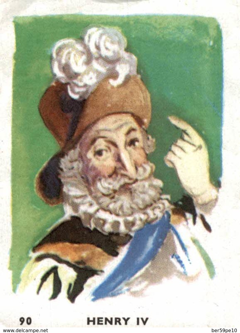 CHROMO BISCOTTE PELLETIER  ROMAINVILLE  HENRY IV ROI DE FRANCE 1589 - 1610 - Autres & Non Classés