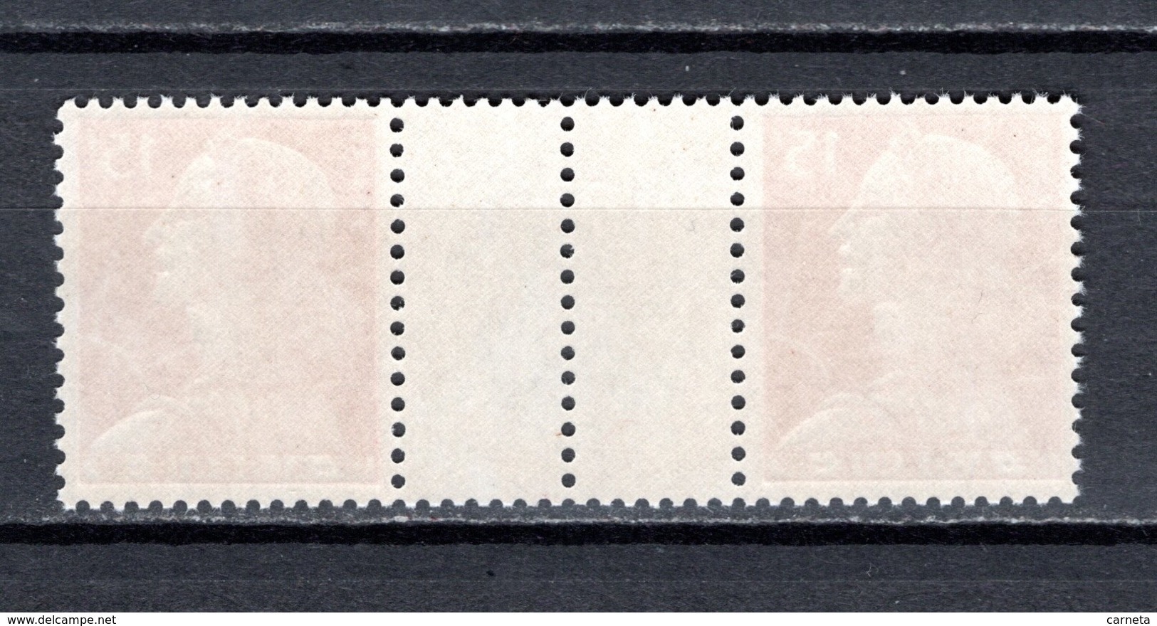 ALGERIE N° 329  PAIRE AVEC PONT  NEUF SANS CHARNIERE COTE ? €  MARIANNE DE MULLER - Unused Stamps