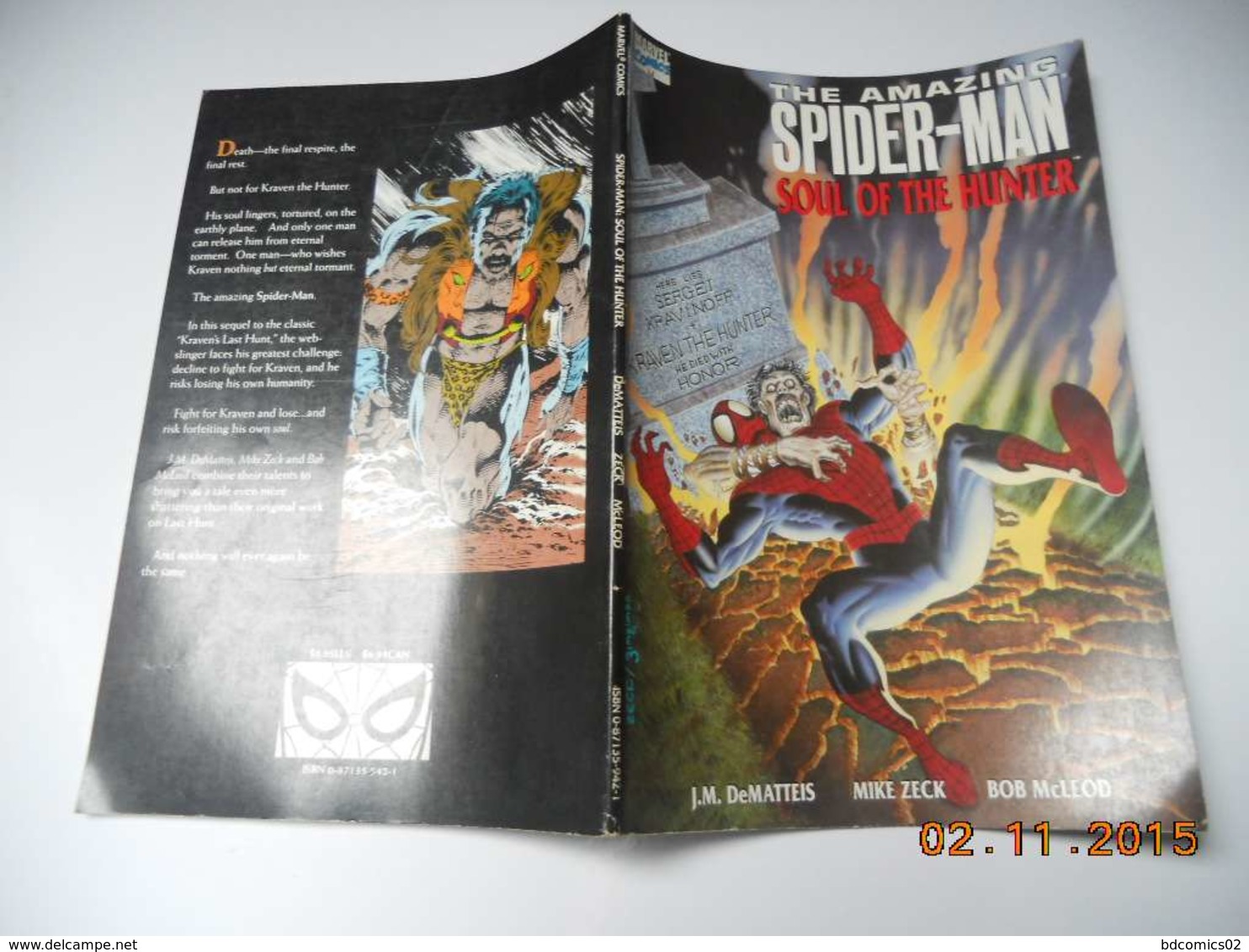 Spiderman, Soul Of The Hunter  BD AMERICAINE U S A     V O - Marvel