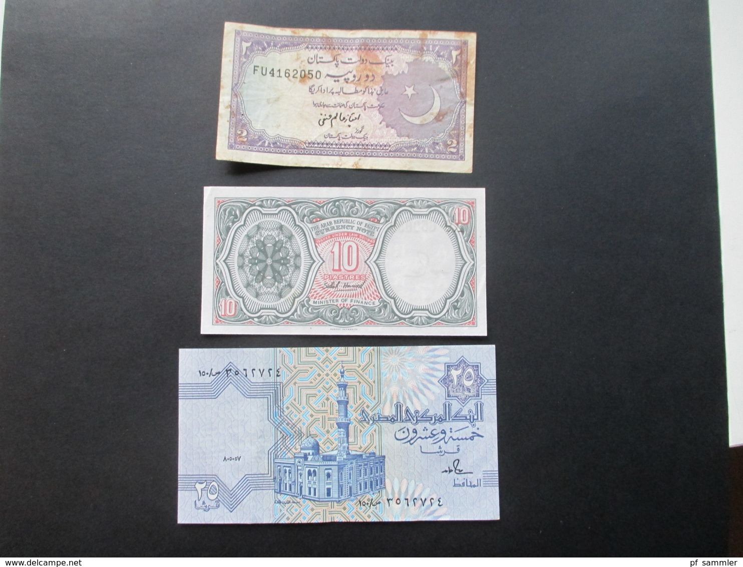 Konvolut Geldscheine / Banknoten naher Osten Syrien / Libanon / Israel / Ägypten 1970er Jahre - 2009 Fundgrube???