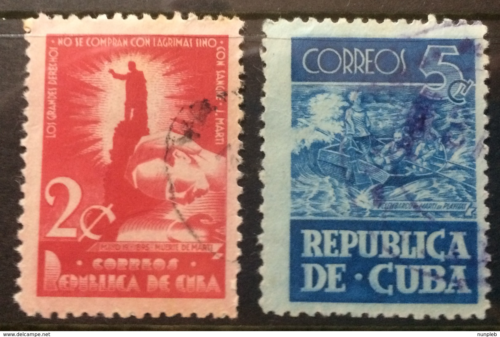 CUBA 1948 Jose Marti Set Used - Usados