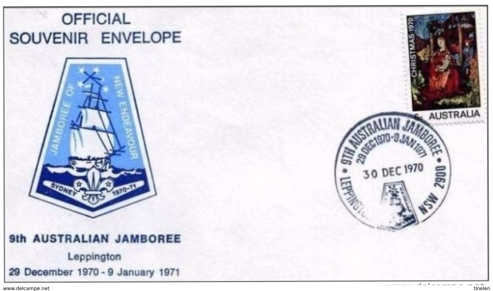 AUSTRALIA - 29/12/70-9/1/71 - 9 Th AUSTRALIAN JAMBOREE - Altri & Non Classificati