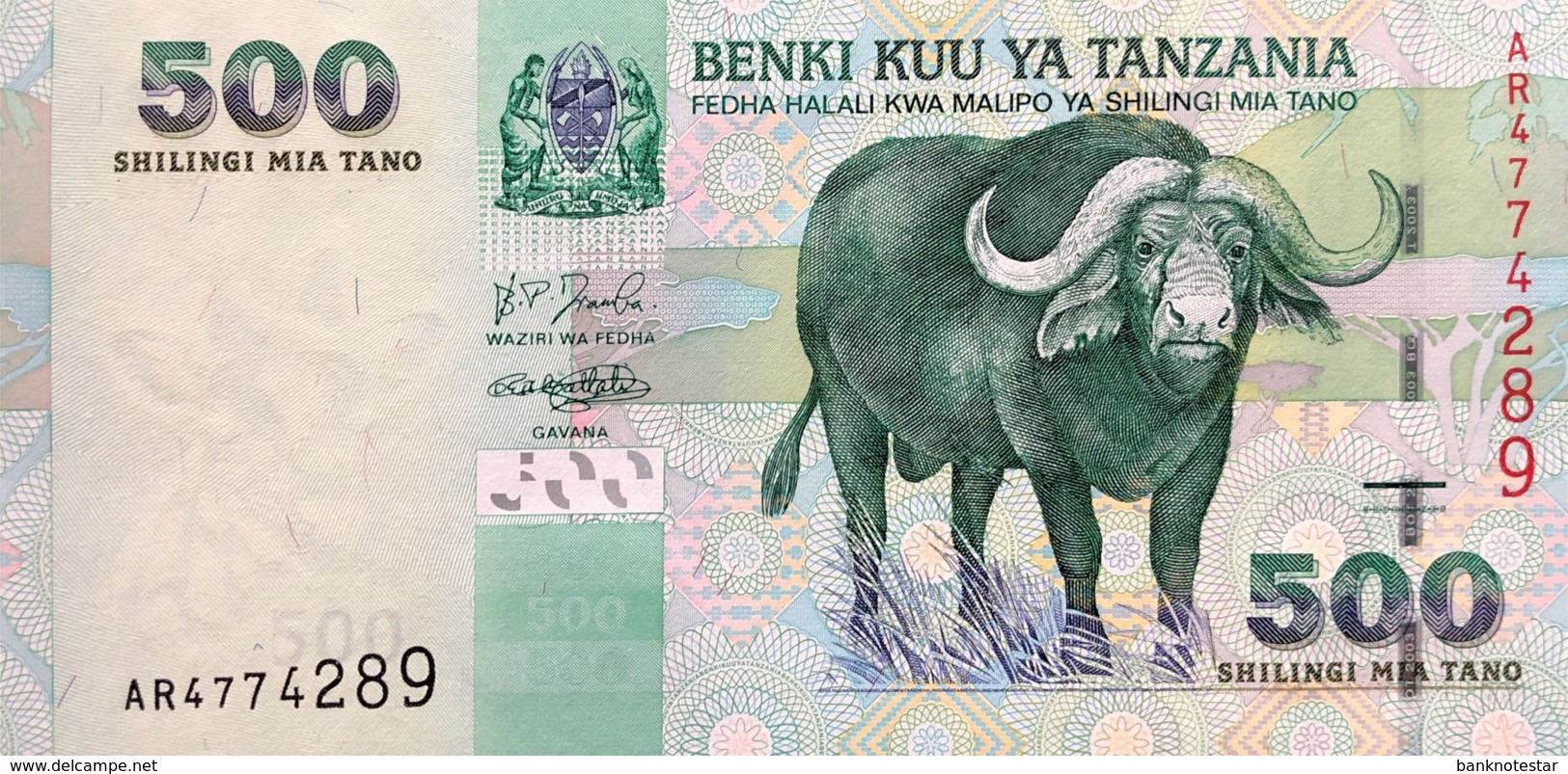 Tanzania 500 Shilingi, P-35 (2003) - UNC - Tanzania