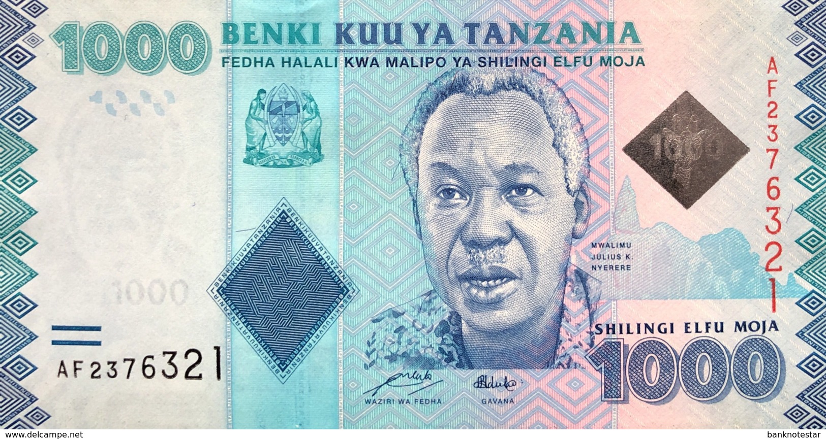 Tanzania 1.000 Shilingi, P-41 (2010) - UNC - Tansania