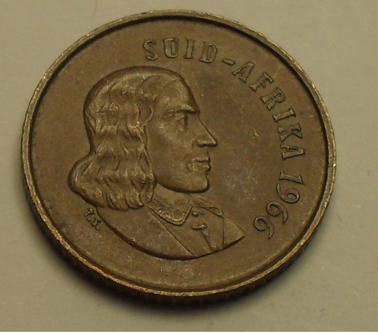 1966 - Afrique Du Sud - South Africa - 1 CENT, Légende Suid-Afrika, KM 65.2 - Afrique Du Sud