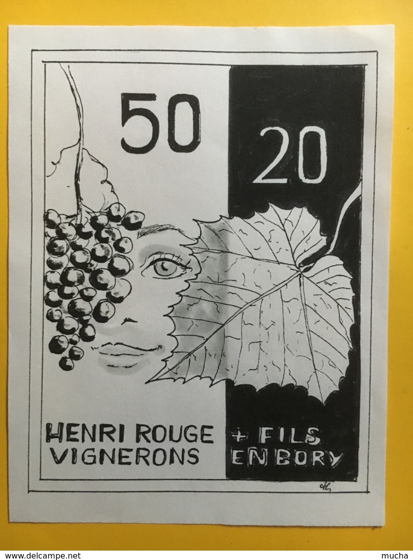 9092 - 50 20 Henri Rouge En Bory Suisse - Arte