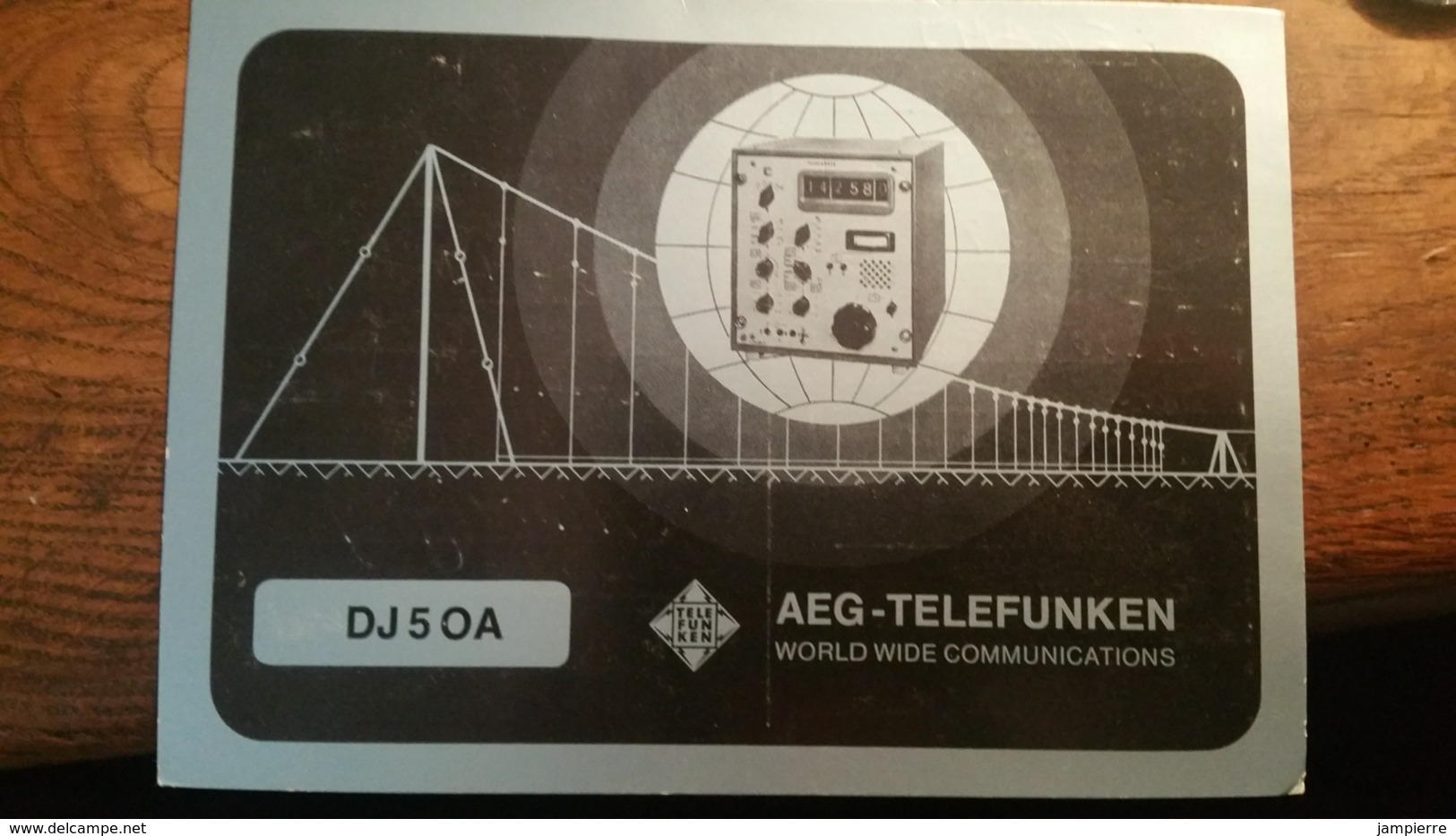 Carte QSL - Ulm (Donau) - Allemagne - AEG Telefunken - Radio Amateur