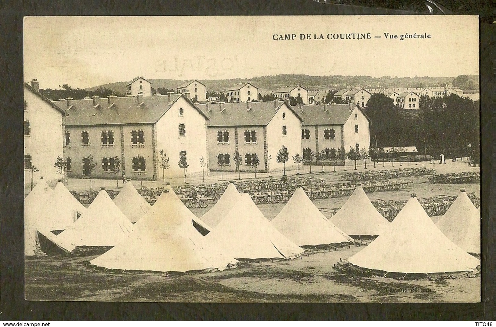 CP-Camp De La Courtine - Vue Générale - Regiments