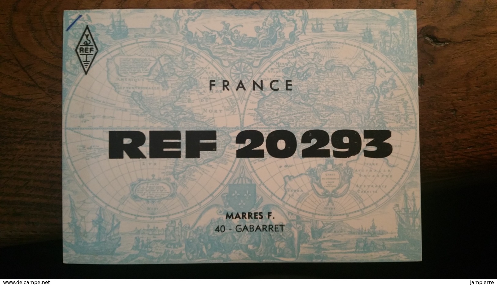 Carte QSL - France - Gabarret (40) - REF 20293 - Radio-amateur