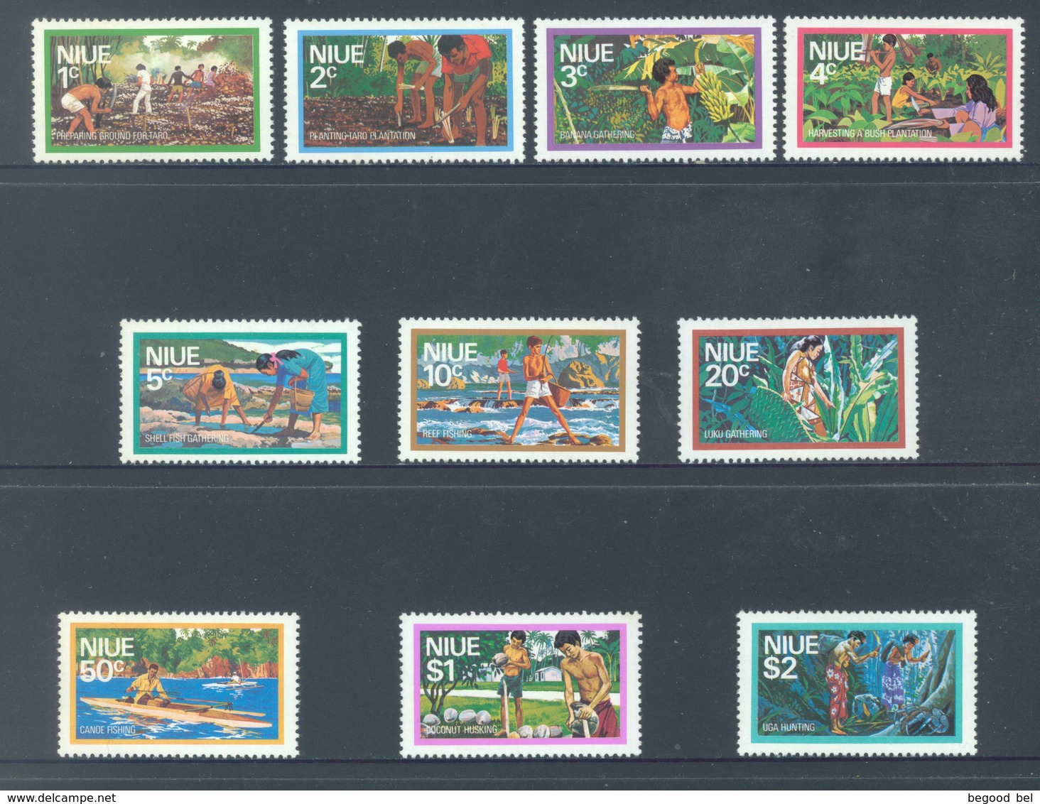 NIUE - MNH/**. - 1976   - Yv 165-174 -  Lot 18389 - Niue