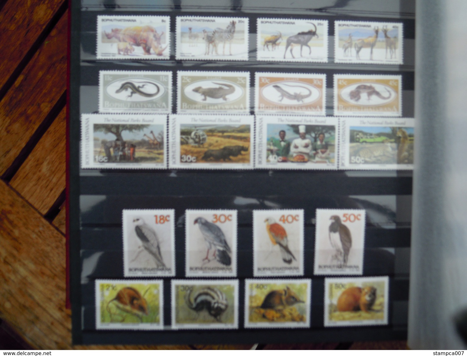 Set Fauna Bophuthaswana MNH  (Pers Class Mich 12 ) - Bophuthatswana