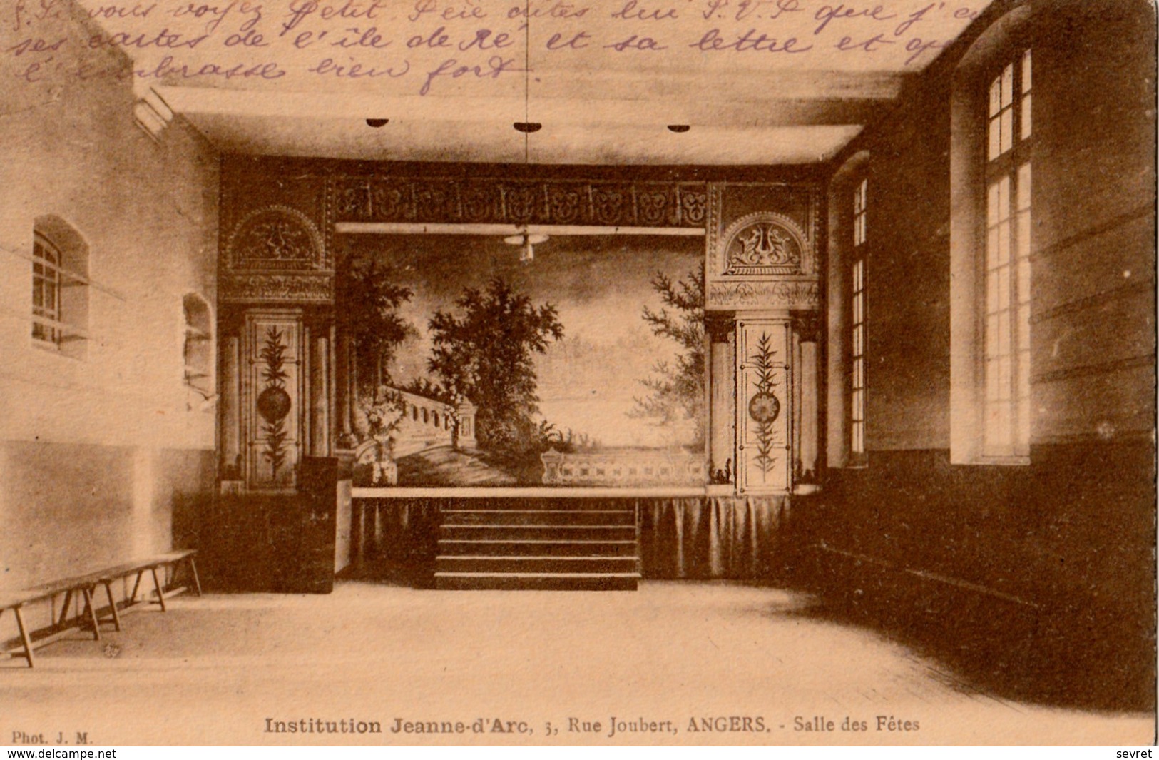 ANGERS. - Institution Jeanne D'Arc, 3, Rue Joubert. Salle Des Fêtes - Angers