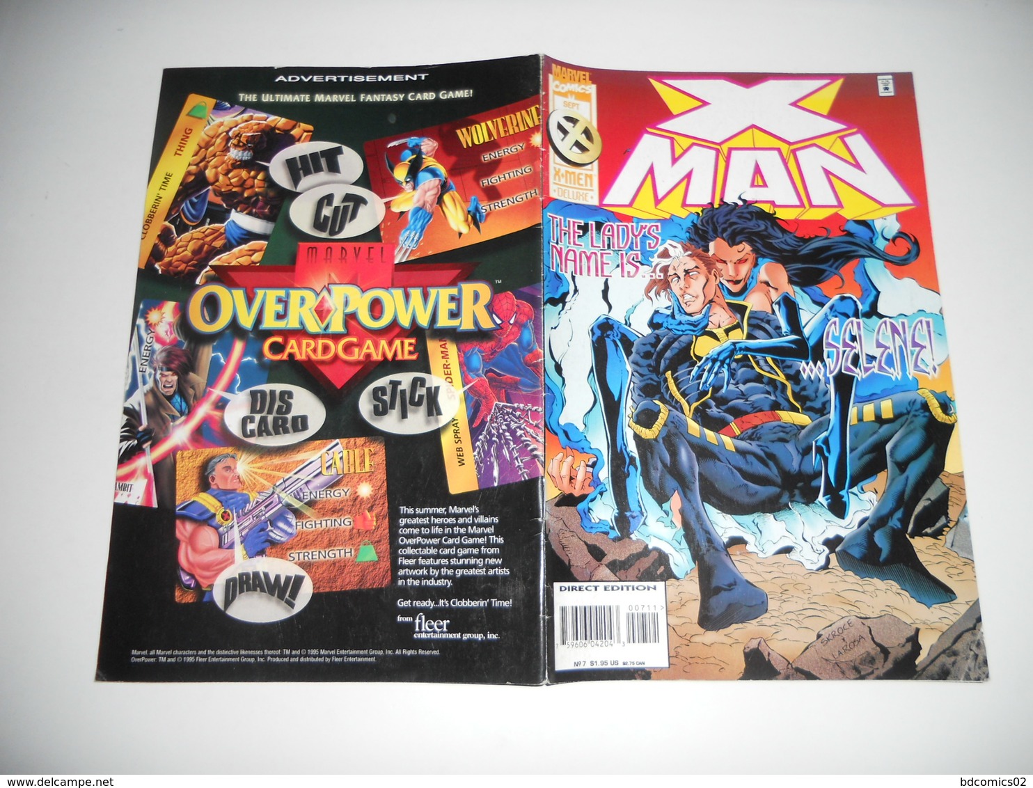 X-Man - X-Men Deluxe N°7 1996 Marvel Comics En V O - Marvel