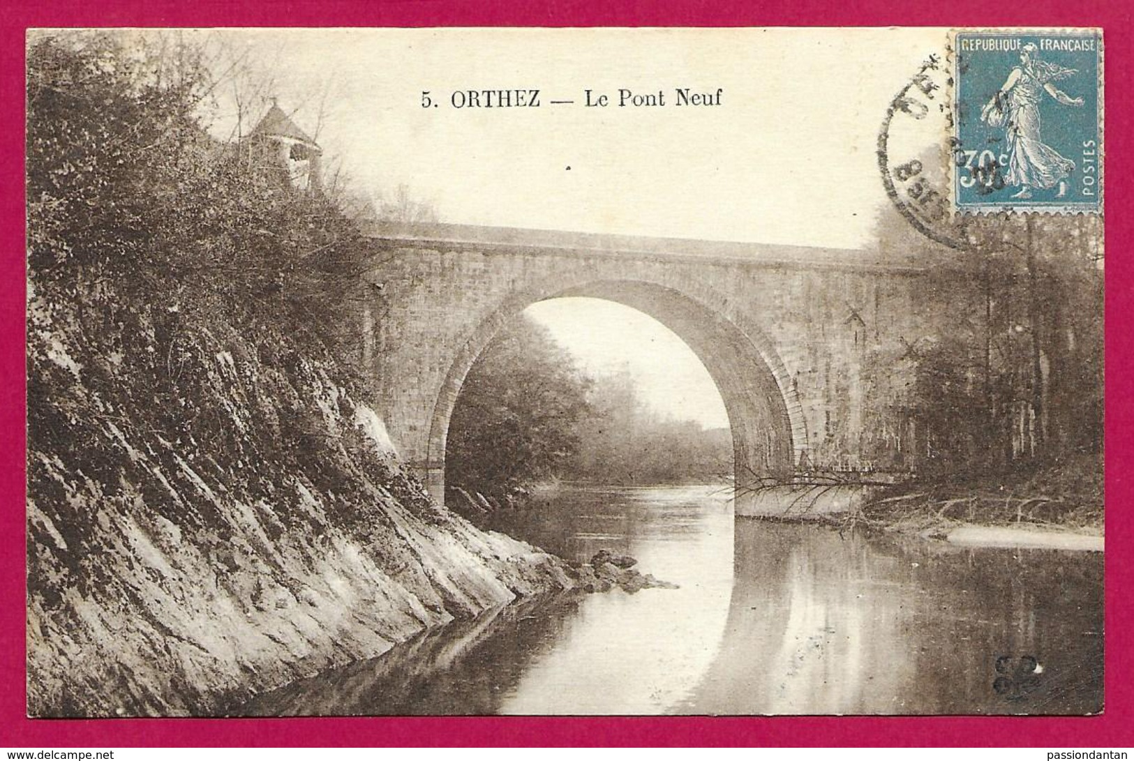 CPA Orthez - Le Pont Neuf - Orthez