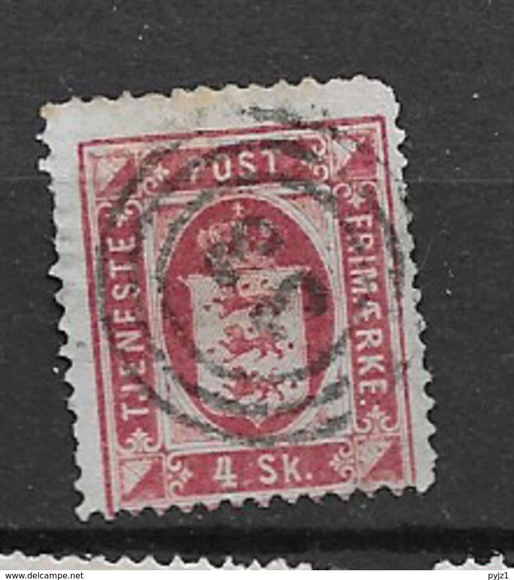 1871 USED Danmark Mi 2A - Dienstmarken