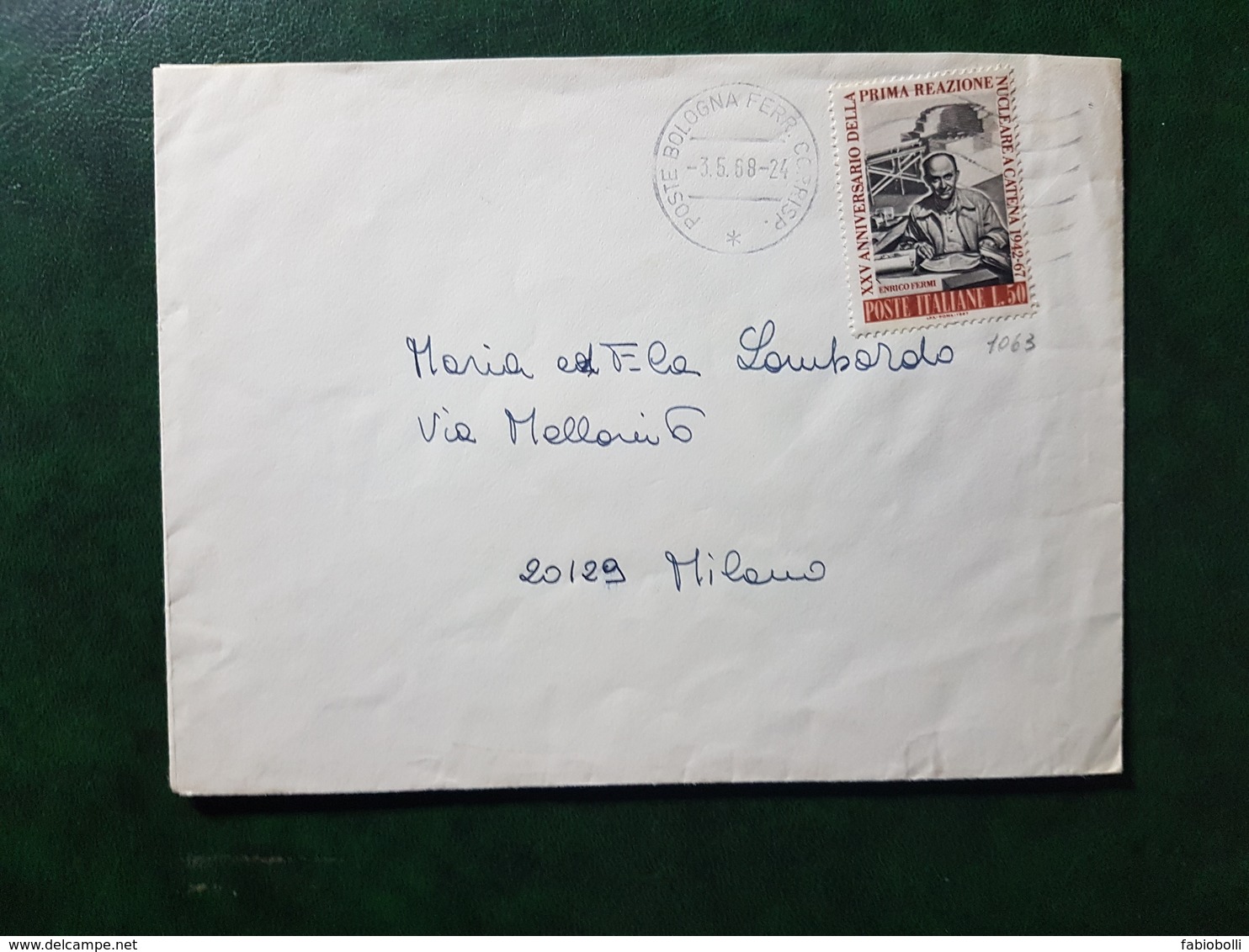 (6306) ITALIA STORIA POSTALE 1968 - 1961-70: Storia Postale