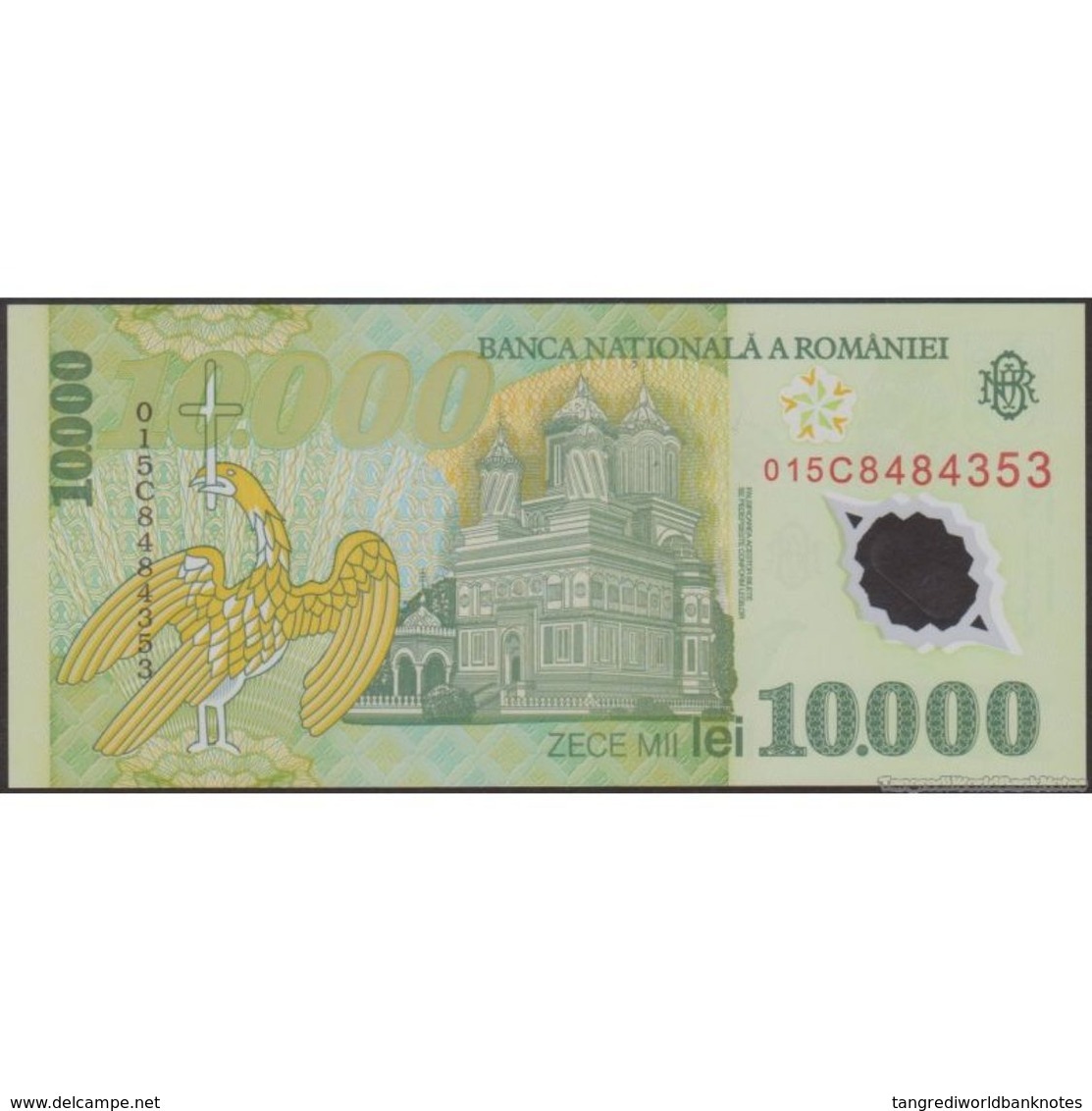 TWN - ROMANIA 112b - 10000 10.000 Lei 2000 (2001) Polymer - Prefix 5C UNC - Roumanie