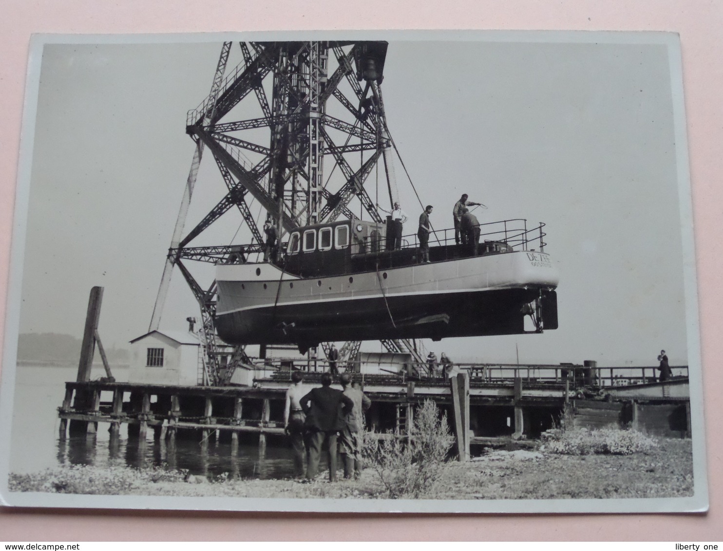 Schip / Bateau / Schiff / Boat / Ship " DE ZEE " Oostende ( Zie Foto's / 3 Stuks ) Formaat 18 X 13 Cm ! - Bateaux