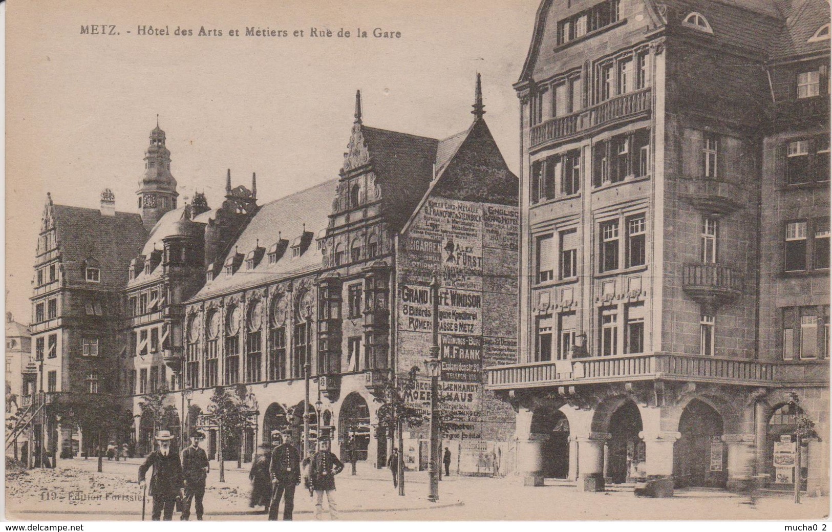 57 - METZ - HOTEL DES ARTS ET METIERS ET RUE DE LA GARE - Metz