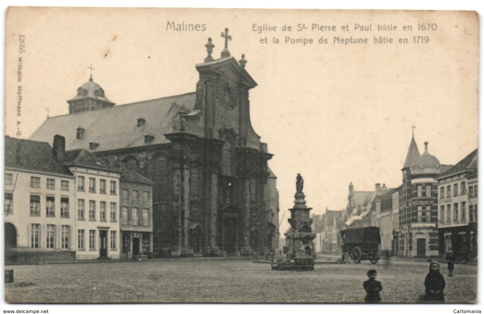 Malines - Eglise De St Pierre Et Paul Et La Pompe De Neptune - Malines