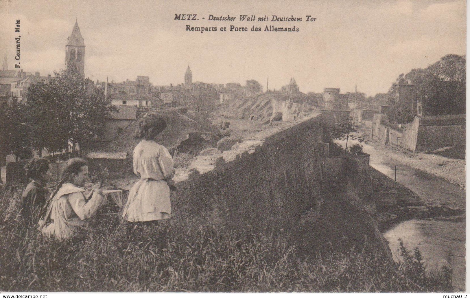 57 - METZ - REMPARTS ET PORTE DES ALLEMANDS - Metz