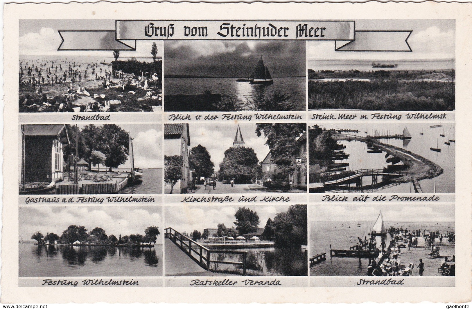 E818 GRUB VOM STEINHUDER MEER - LAC DE STEINHUDE - 9 VUES - Steinhude