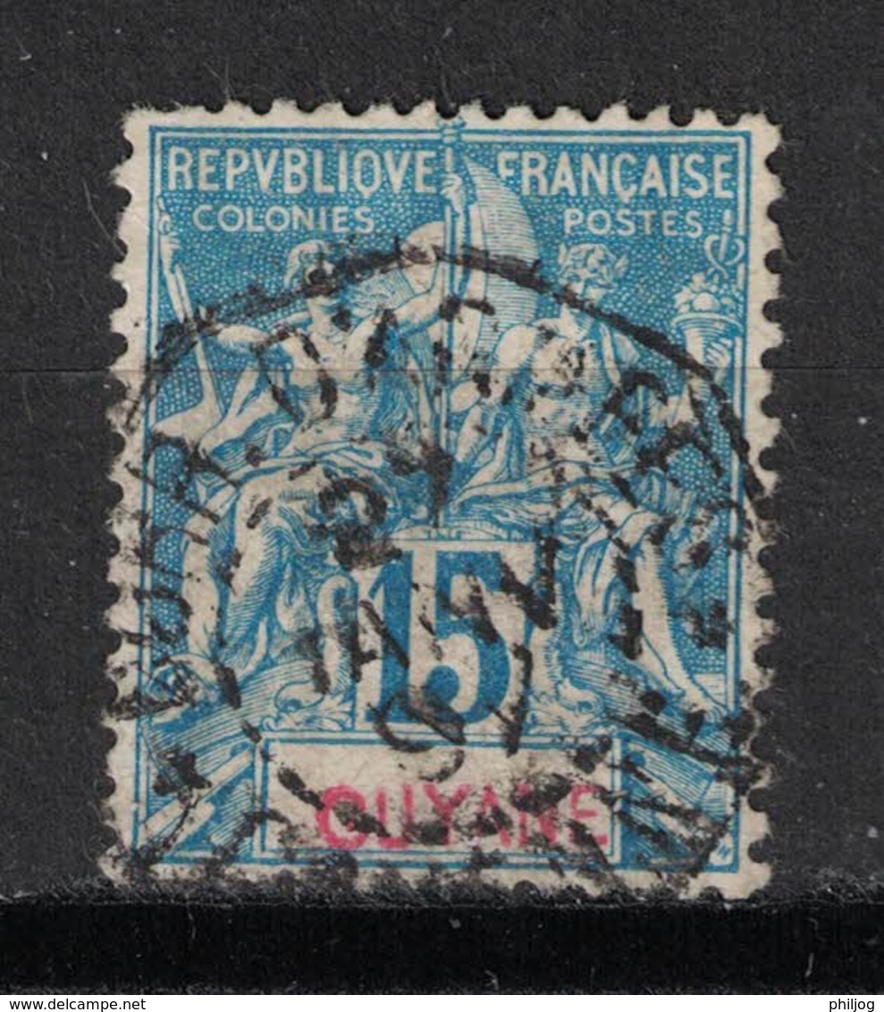 GUYANE - FRENCH GUYANA - Yvert 35 Oblitéré CORRESPONCE DES ARMEES - Scott#73 - Used Stamps