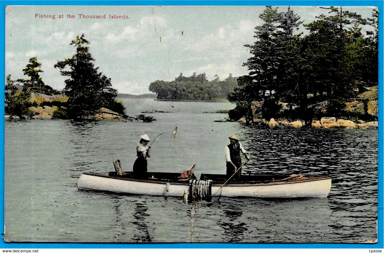 CPA AK Post Card CANADA Ontario - FISHING At The THOUSAND ISLANDS * Pêche Pêcheur - Thousand Islands