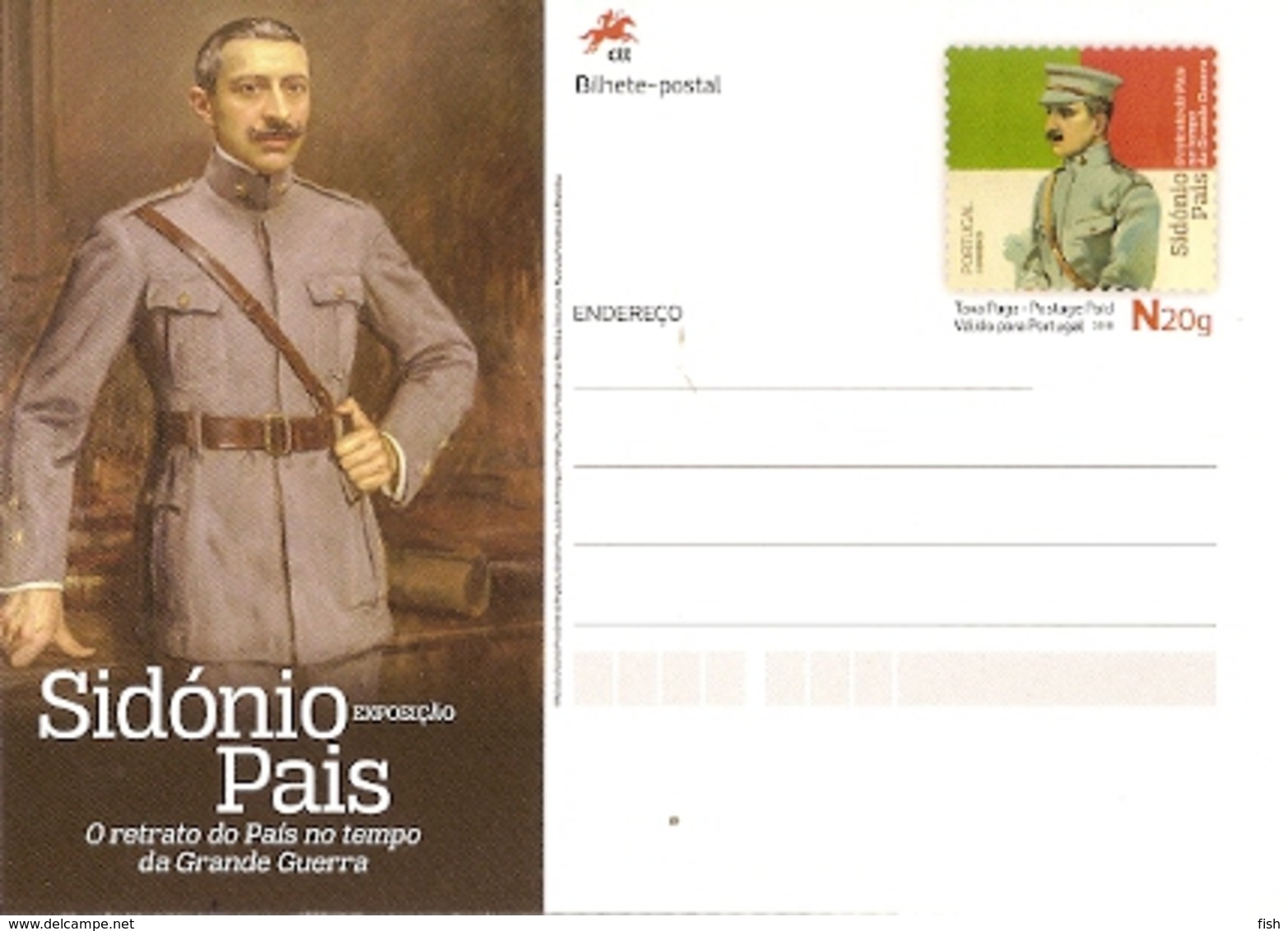 Portugal ** & Postal Stationery, Sidónio Pais, The Portrait Of A Country In First World War 2018 (8899) - Other & Unclassified