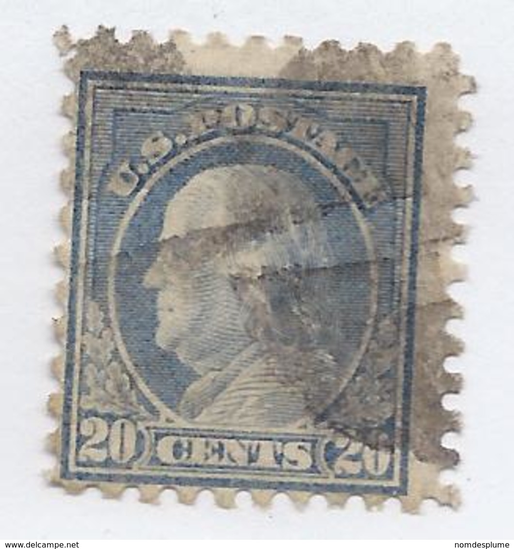 15597) USA 1912 Scott 435 Perforated 10  Watermarked - Usati