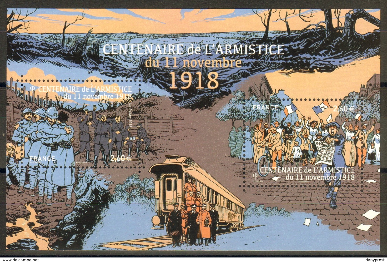 2018 / BF DE 2t " CENTENAIRE De L'ARMISTICE Du 11 Novembre 1918 " / NEUF SUPERBE - Neufs