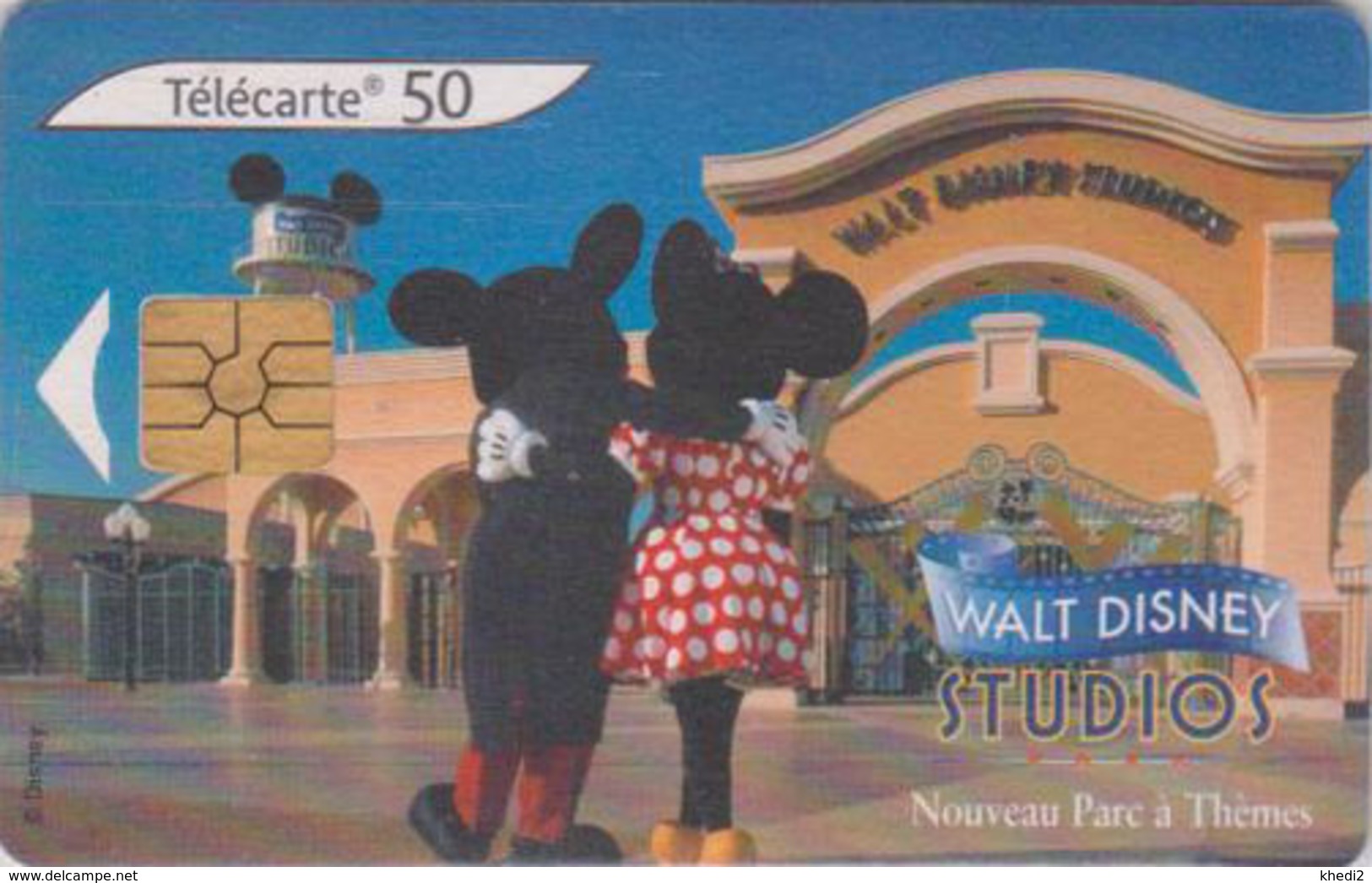 Télécarte France - DISNEY STUDIOS - Disneyland Paris - MICKEY & MINNIE Chip Phonecard - Disney