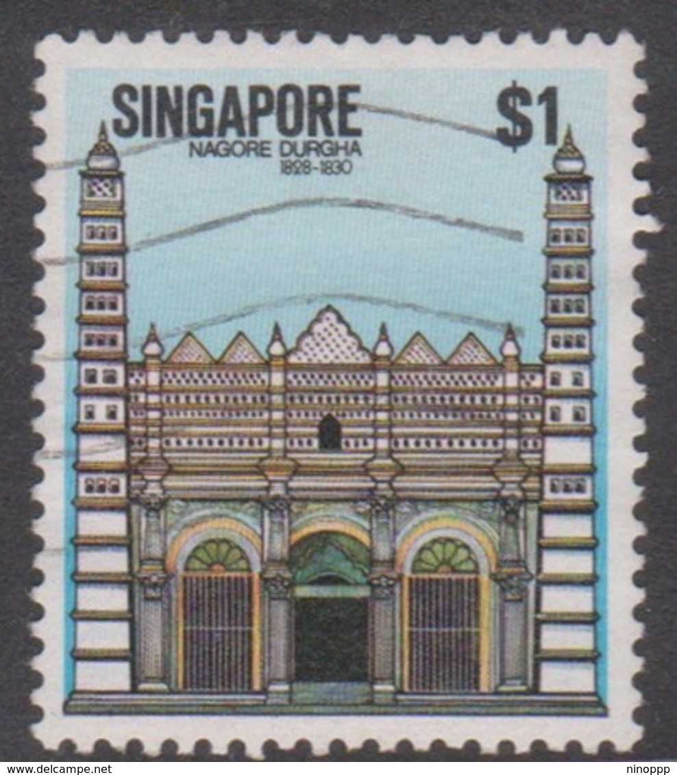 Singapore 478 National Monuments $ 1.00 Nagore Durgha, Used - Singapore (1959-...)