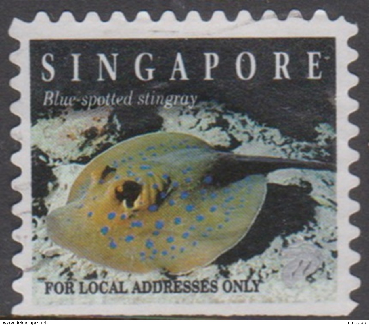 Singapore 742a 1994 Corals And Reef Life,NV Stingray, Used - Singapur (1959-...)