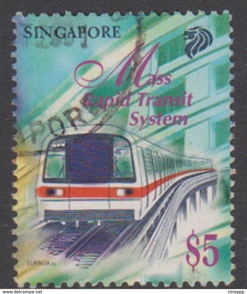 Singapore 880 1997 Transports $ 5 Mass Rapid Transit System, Used - Singapore (1959-...)