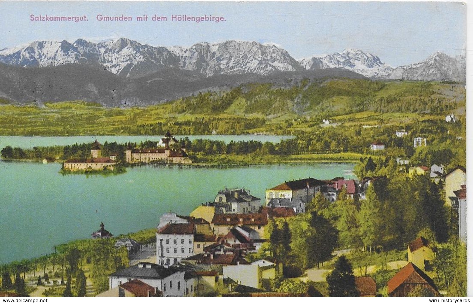 AK 0091  Gmunden Mit Dem Höllengebirge - Verlag Brandt Um 1941 - Gmunden