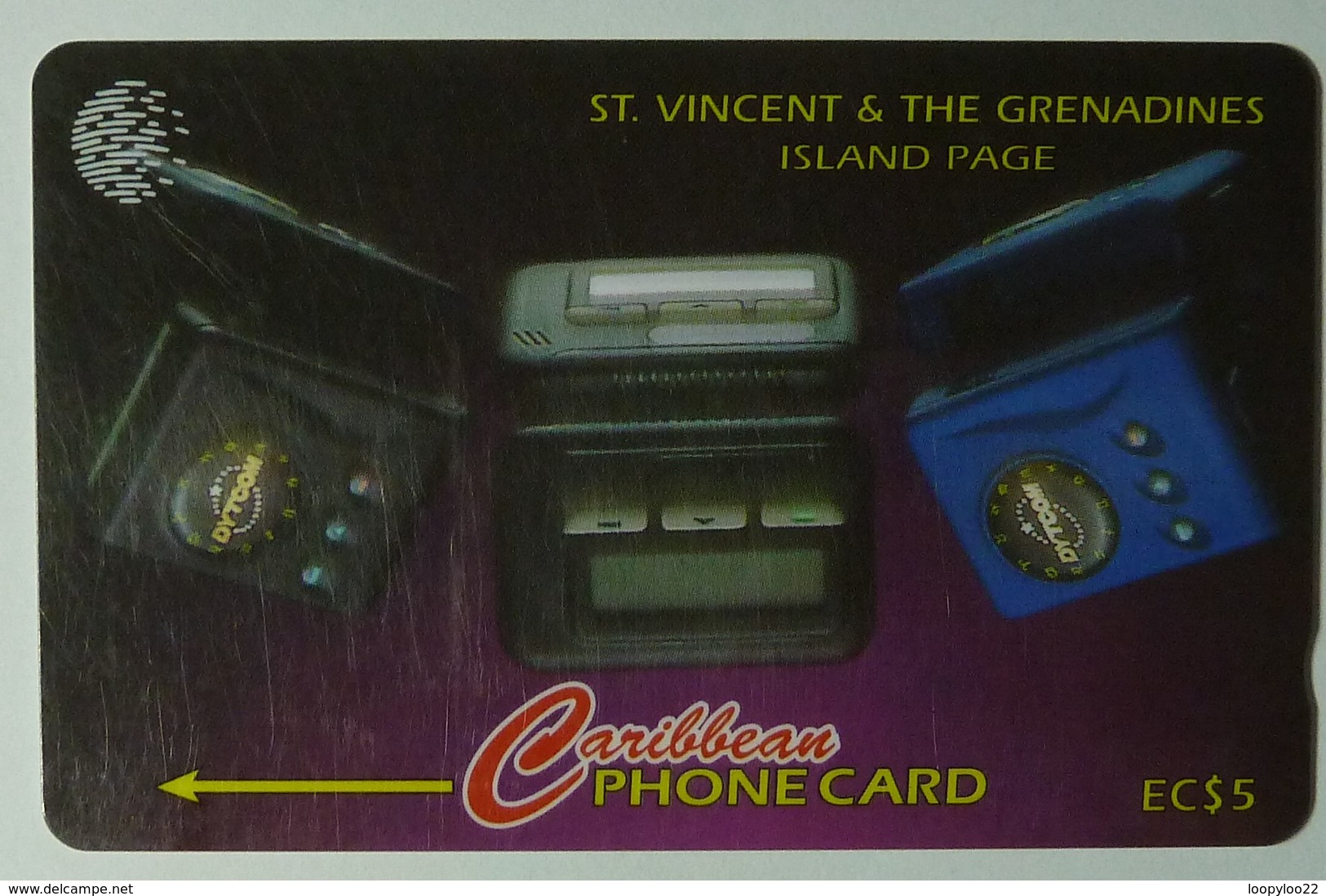 ST VINCENT & THE GRENADINES - 221CSVB - $5 - Island Page - STV-221B - Used - St. Vincent & The Grenadines