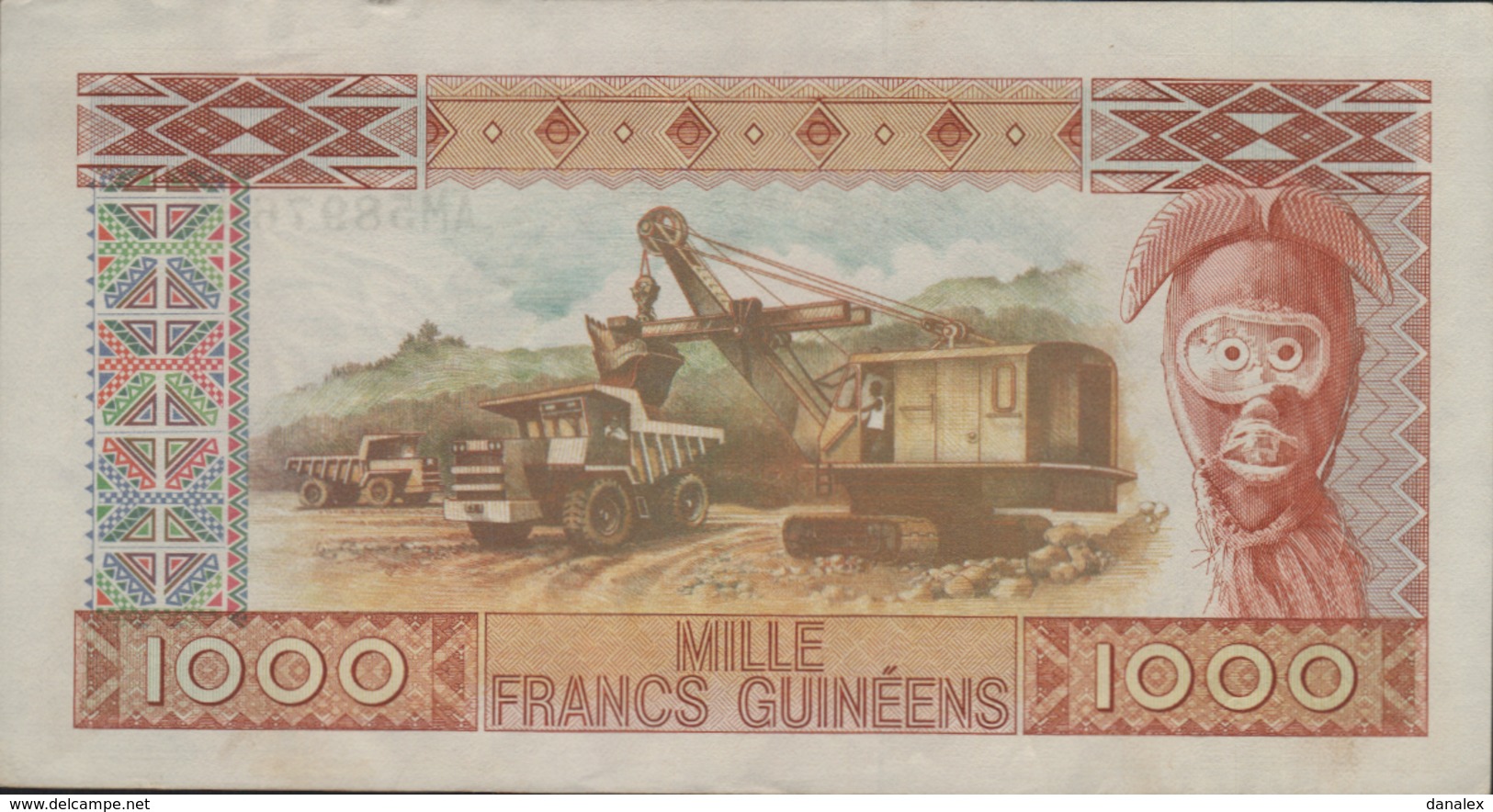GUINEE 1000 FRANCS GUINEENS De 1985  PICK 32a  XF/SUP+ - Guinée