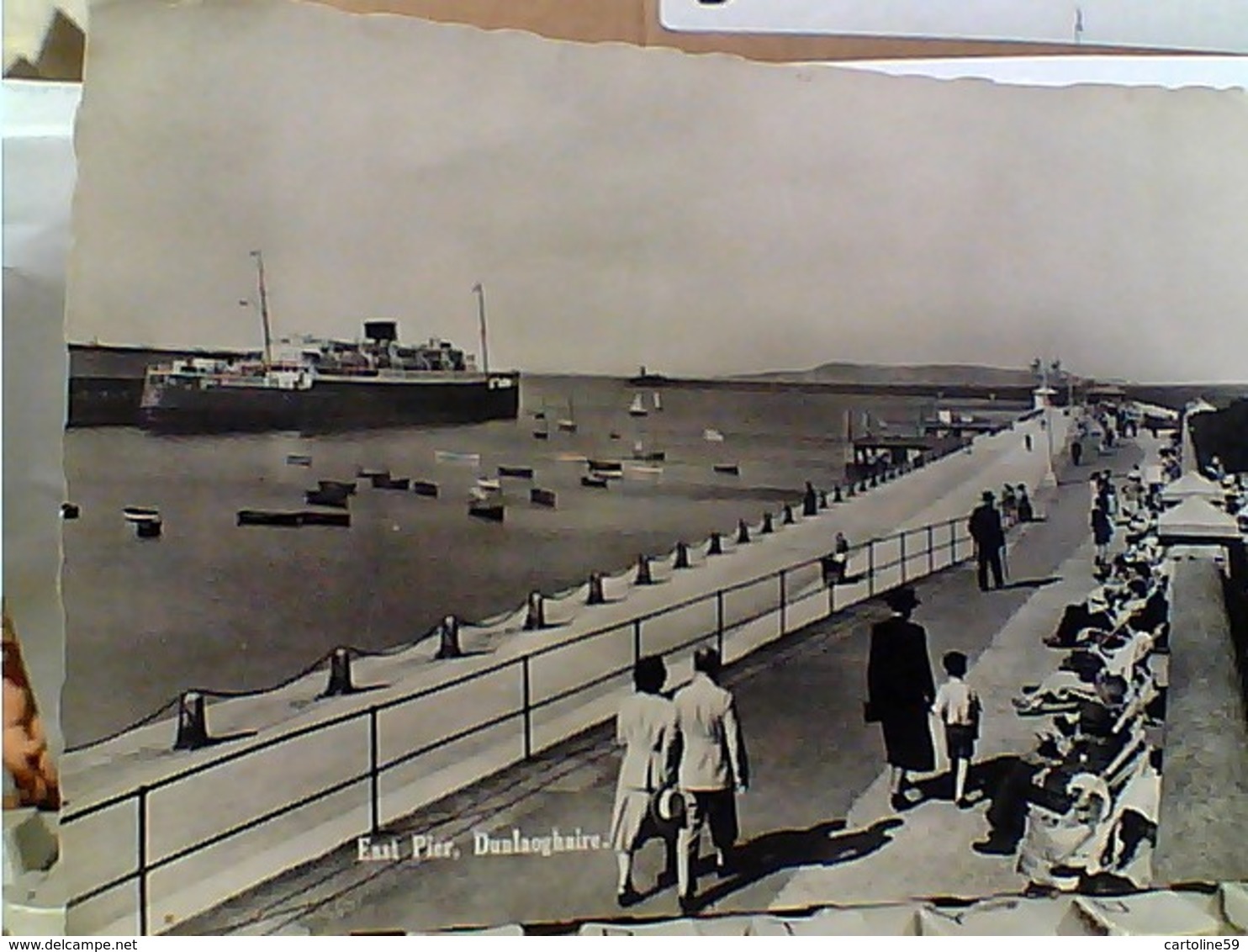 EIRE  IRELAND DUNLAOGHAIRE EAST PIER  PORTO  HARBOUR NAVE SHIP  FERRY   VB1958 GY6053 - Dublin