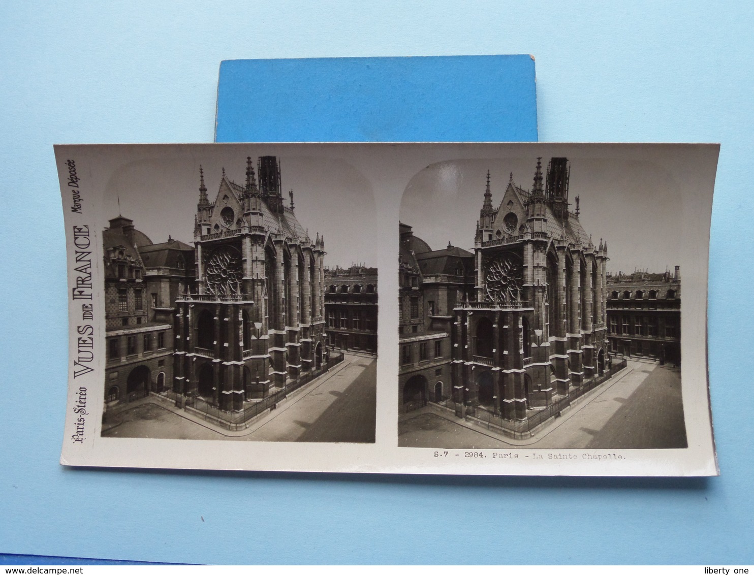 PARIS : La Sainte Chapelle : S. 7 - 2984 ( Maison De La Bonne Presse VUES De FRANCE ) Stereo Photo ! - Photos Stéréoscopiques