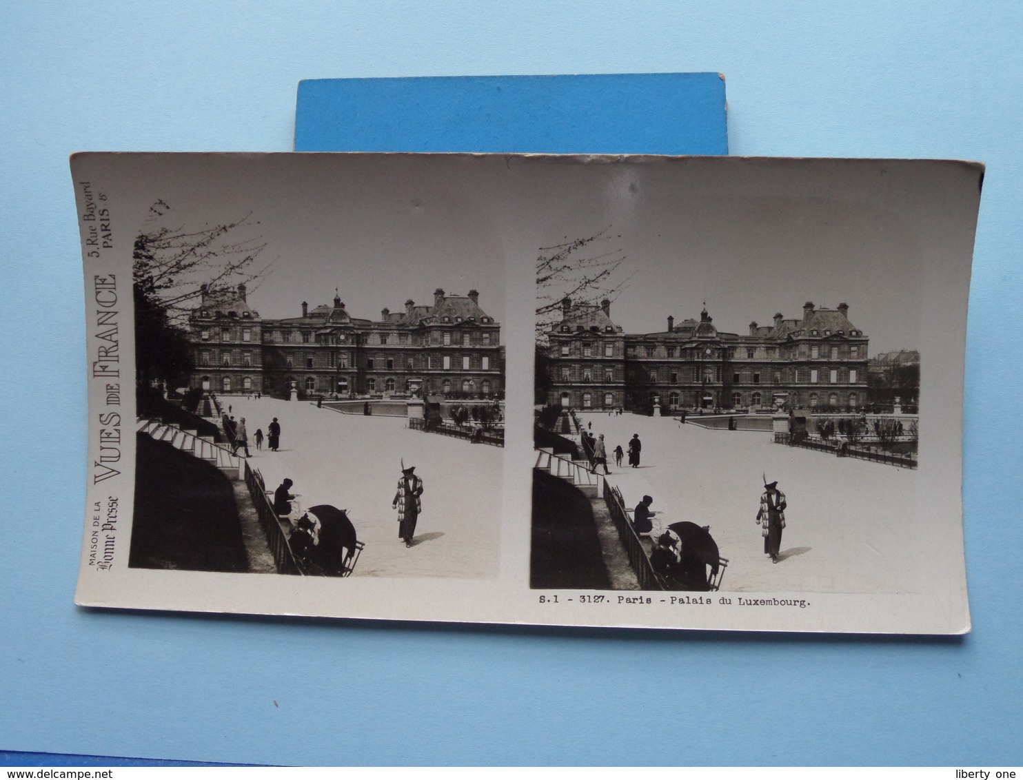 PARIS : Palais Du Luxembourg : S. 1 - 3127 ( Maison De La Bonne Presse VUES De FRANCE ) Stereo Photo ! - Photos Stéréoscopiques