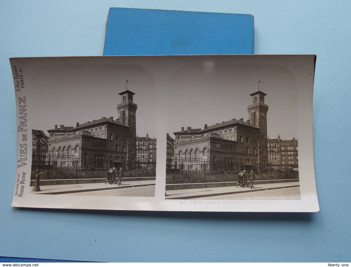 PARIS : Institut Océanographique : S. 3 - 3115 ( Maison De La Bonne Presse VUES De FRANCE ) Stereo Photo ! - Stereoscopic